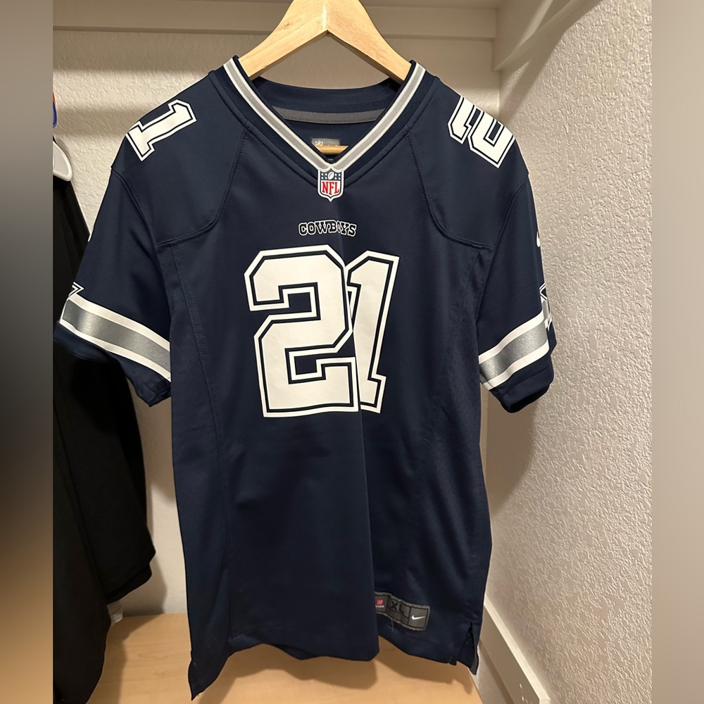 Dallas Cowboys Youth Nike Away Football Jersey Ezekiel Elliot Size Extra Large